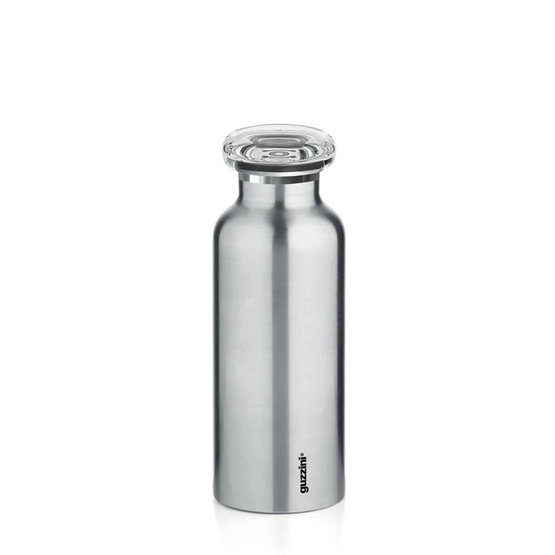 Guzzini - BUTELKA TERMICZNA ON THE GO, 330 ml, srebrna