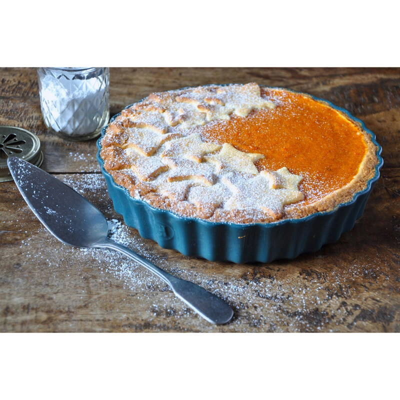 Emile Henry - Głębokie naczynie do tarty - 28 CM - morski