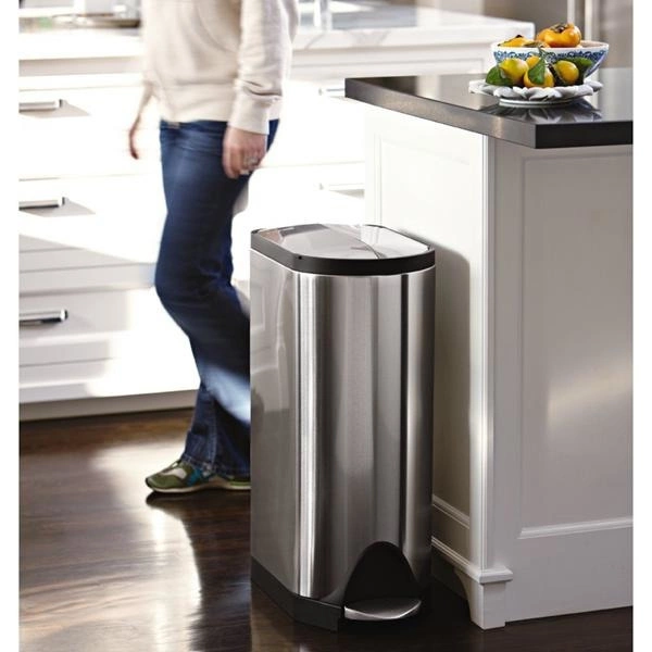 Simple Human - kosz na śmieci 45 l Butterfly stal FPP