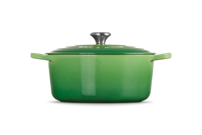Le Creuset - garnek żeliwny emaliowany Signature 28 bamboo