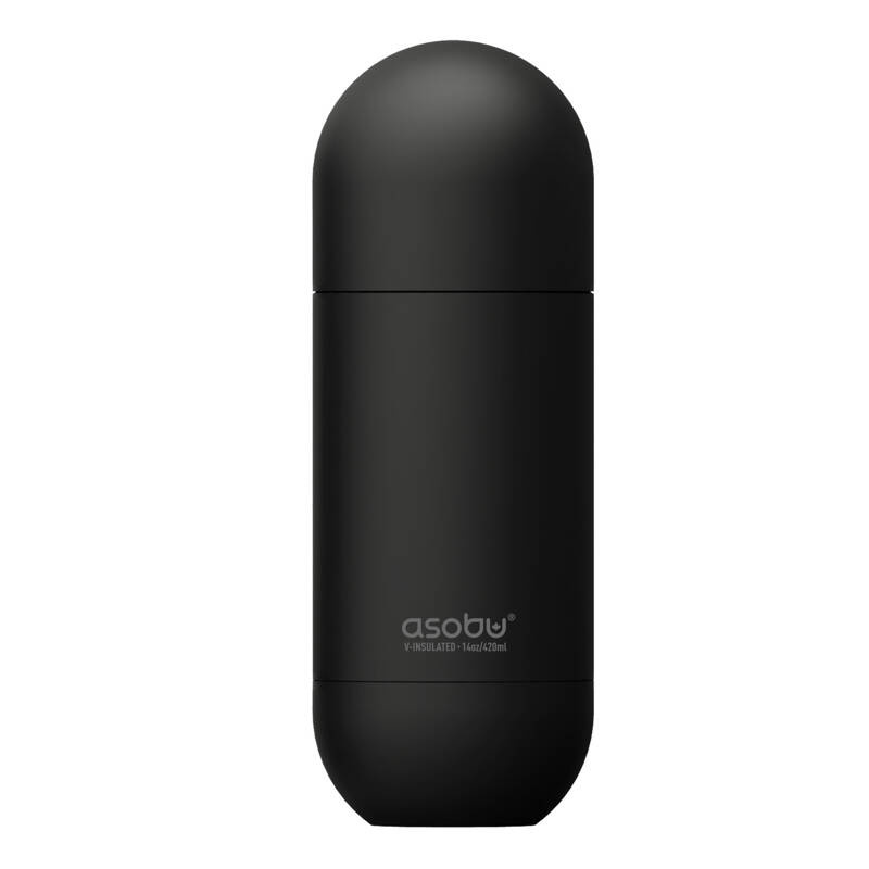 Asobu - Butelka termiczna ORB BLACK, 420ml