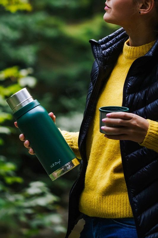 Vialli Design - Termos turystyczny 1L FUORI zielony