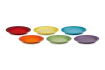 Le Creuset - zestaw 6 talerzy dużych 27 cm Rainbow