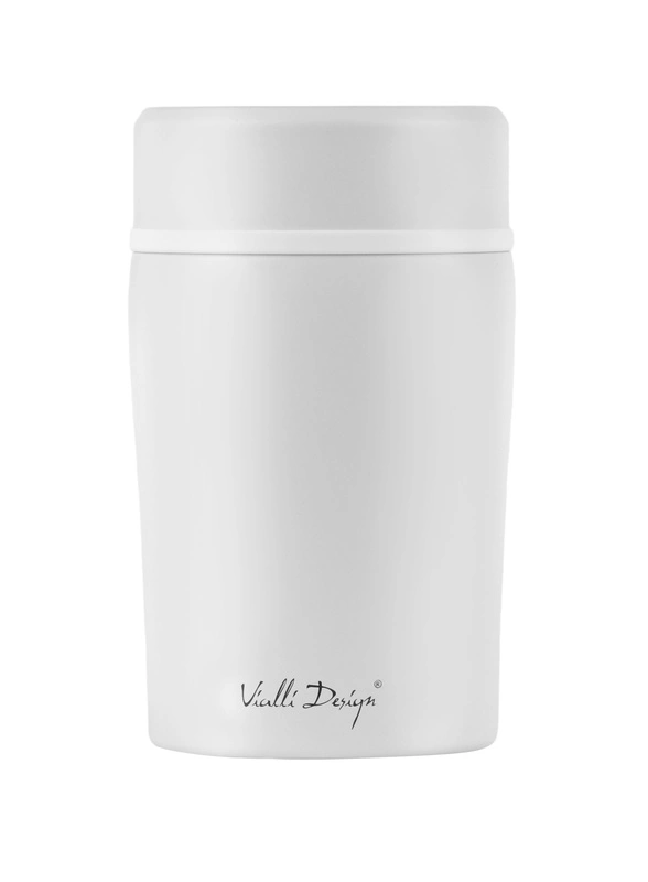 Vialli Design - Termos obiadowy 500ml FUORI biały