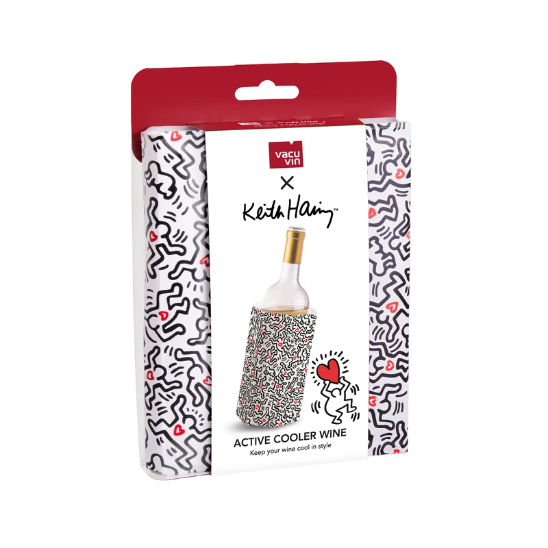 VacuVin - Aktywny rękaw chłodzący do wina Keith Haring