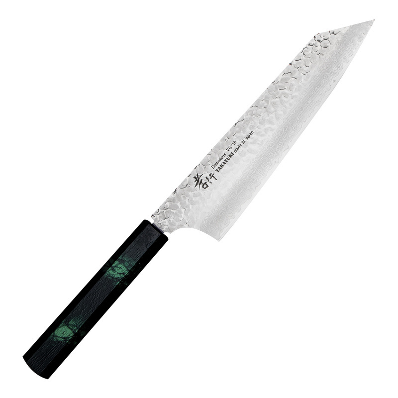 Sakai Takayuki - Nanairo VG-10 Green Nóż Kengata 19 cm