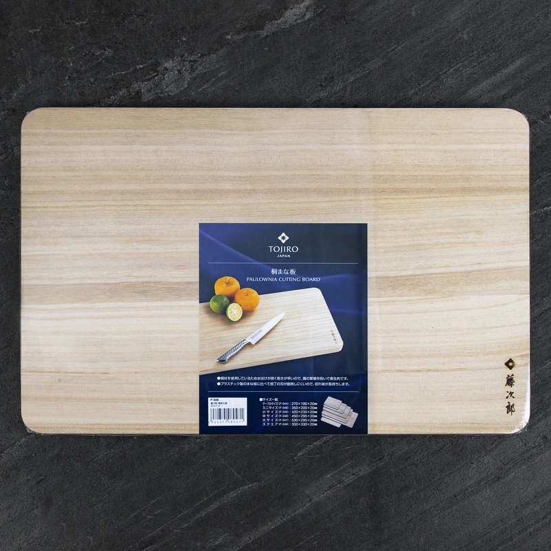 Tojiro - Deska do krojenia z drewna paulownia 45x29x2 cm