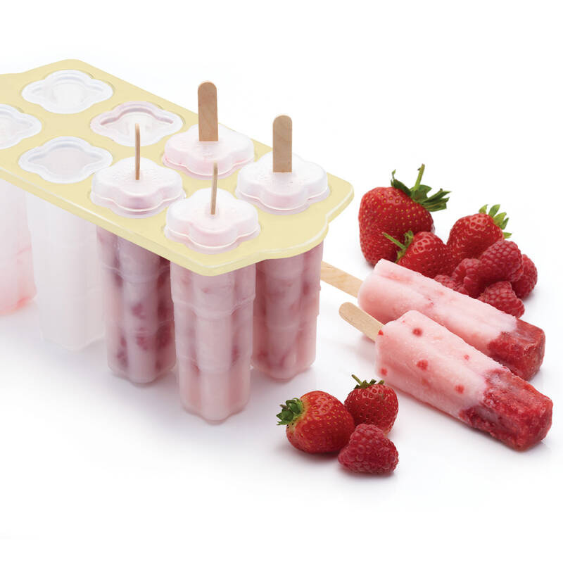 KitchenCraft - foremki do lodów na patyku Deluxe - 8 szt.