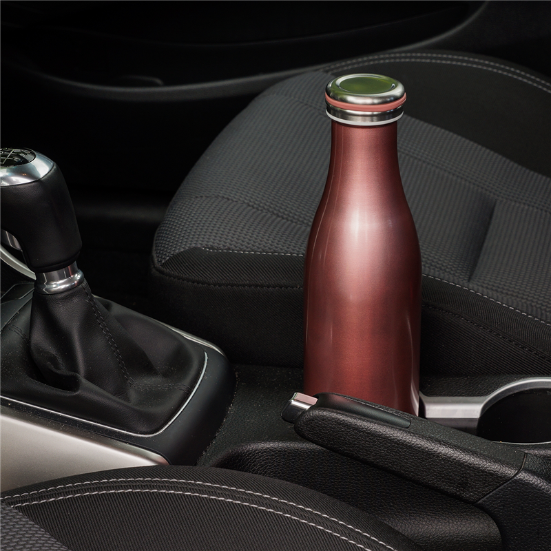 Lurch - butelka termiczna, stalowa, 0,75 l, różowe złoto