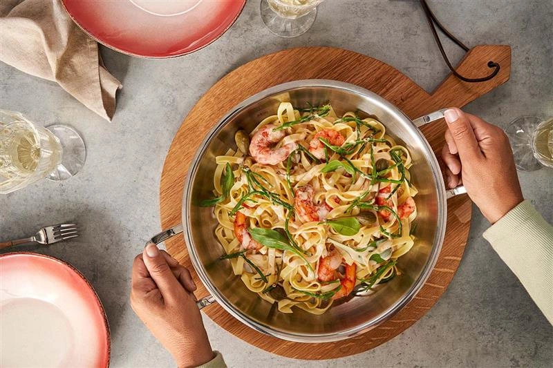 Fissler - Patelnia do smażenia i serwowania 24cm z pokrywą Novogrill Original Profi 2.0