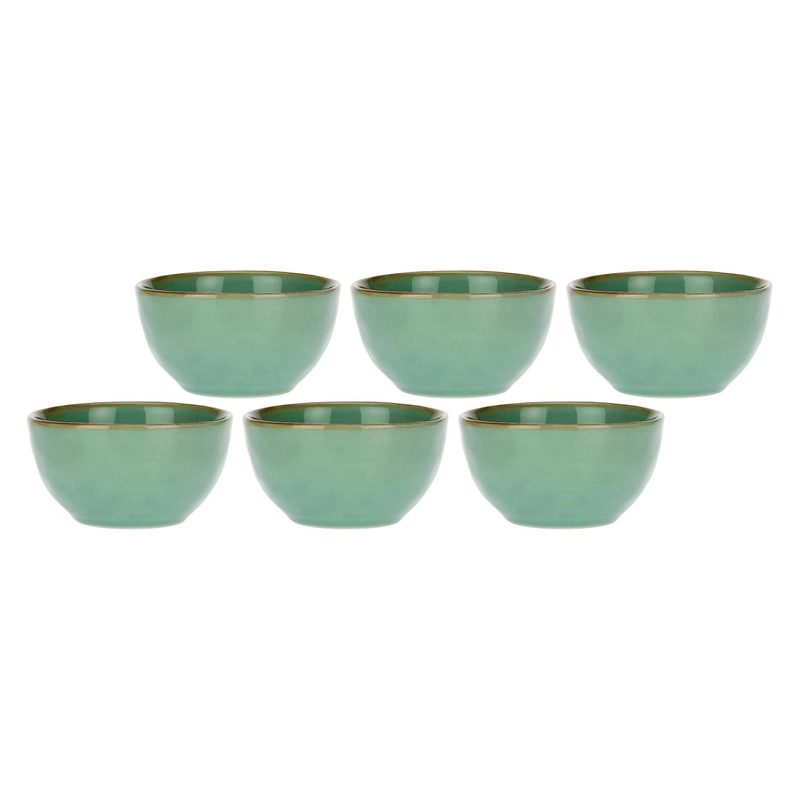 Rose&Tulipani - zestaw 6 misek na owoce 11 cm Concerto Verde Acqua