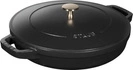 Staub - zestaw 3 naczyń żeliwnych + pokrywka 24 cm czarny