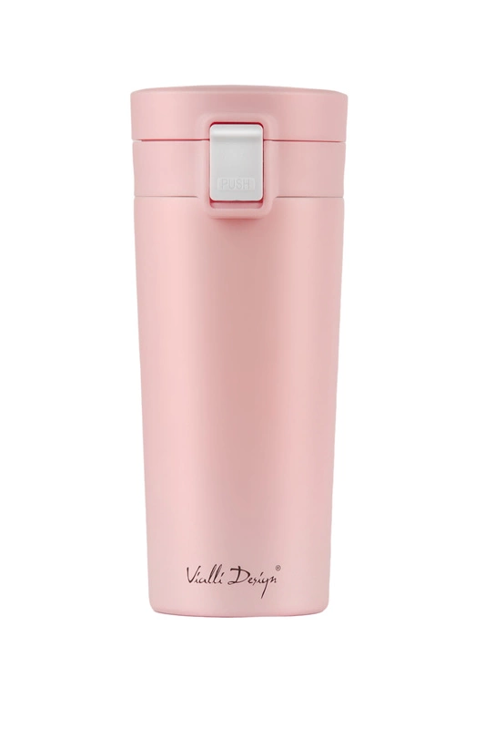 Vialli Design - Kubek termiczny 400ml FUORI różowy