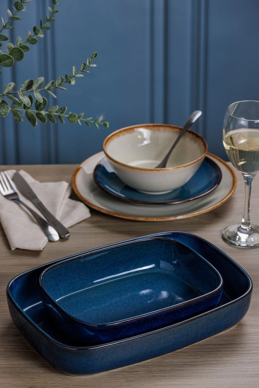 Mason Cash - Naczynie do zapiekania prostokątneMReactiveBlue