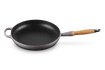 Le Creuset - patelnia żeliwna z drewnianym uchwytem 28 cm Flint