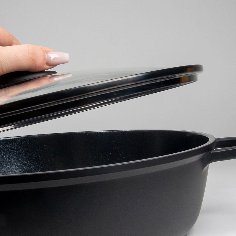 Kela - Naczynie okrągłe 5l +pokrywa szklana Atura