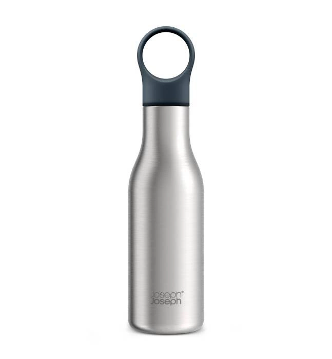 Joseph Joseph - Butelka termiczna 0,5 l stalowa, Loop™