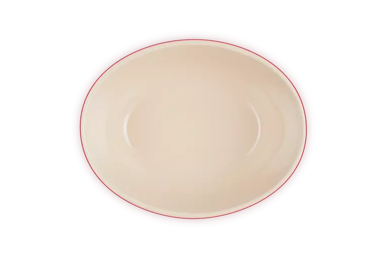 Le Creuset - Owalna miska do serwowania 29 cm wiśniowa