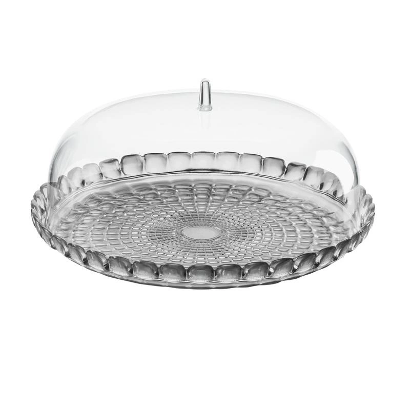 Guzzini - Patera na ciasto, średnica 36 cm, antracytowa TIFFANY