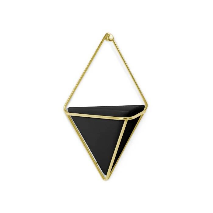 Umbra - Zestaw 2 pojemników S czarny/mosiądz, TRIGG