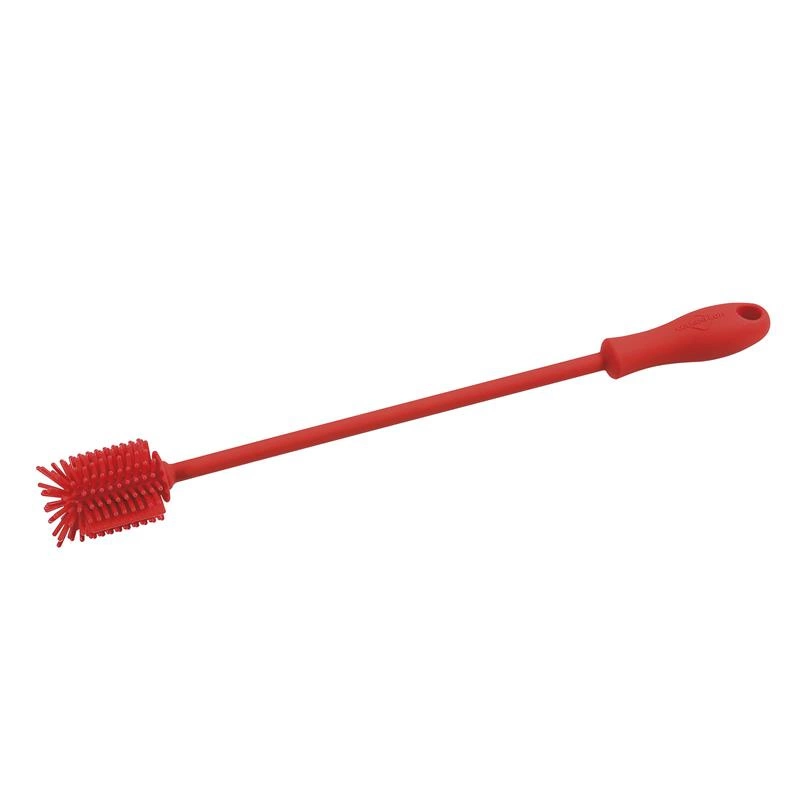 Kuchenprofi - szczotka do mycia karafek, silikon, 31 cm, czerwona Trend