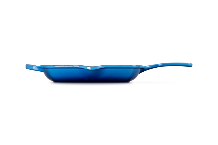 Le Creuset - patelnia żeliwna grillowa z dwoma uchwytami 26 cm Azure
