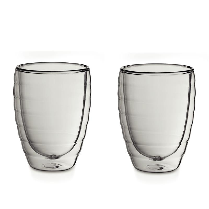 Kela - 2 szklanki do latte macchiato o podwójnych ściankach, śred. 8,5 x 12 cm, 0,3 l Cesena