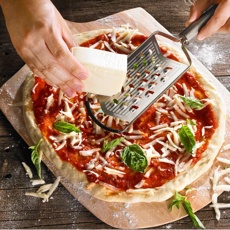 Cuisipro - Tarka strug z bardzo grubymi oczkamisrebrny, czarny