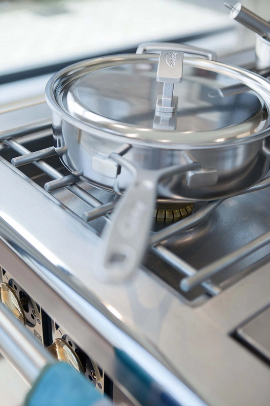 Demeyere - INDUSTRY 5 Patelnia głęboka 2H z pokrywką 24 cm