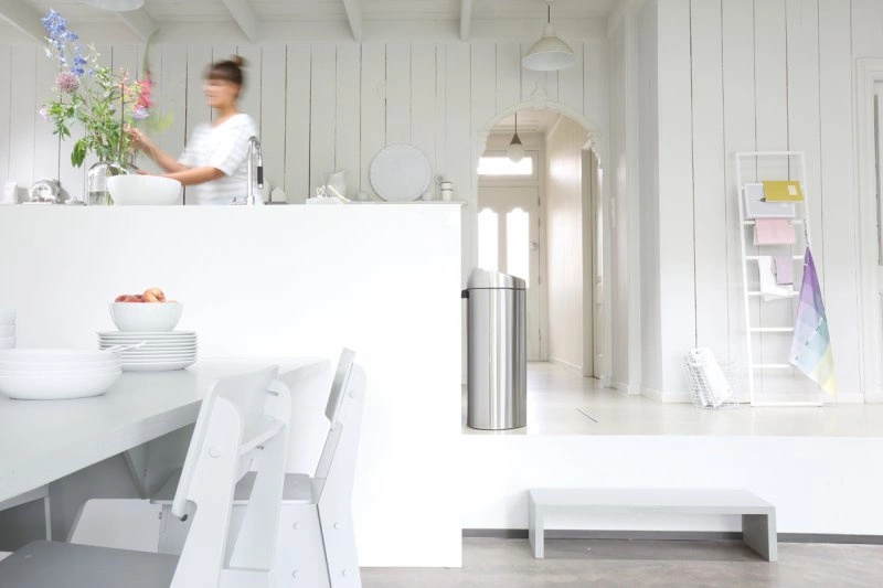 Brabantia - kosz na śmieci Touch Bin New 30l polerowana stal