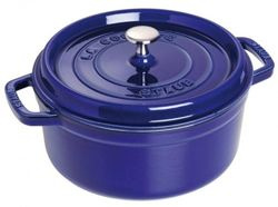Staub - garnek brytfanna żeliwna niebieska 0,25 l 10 cm