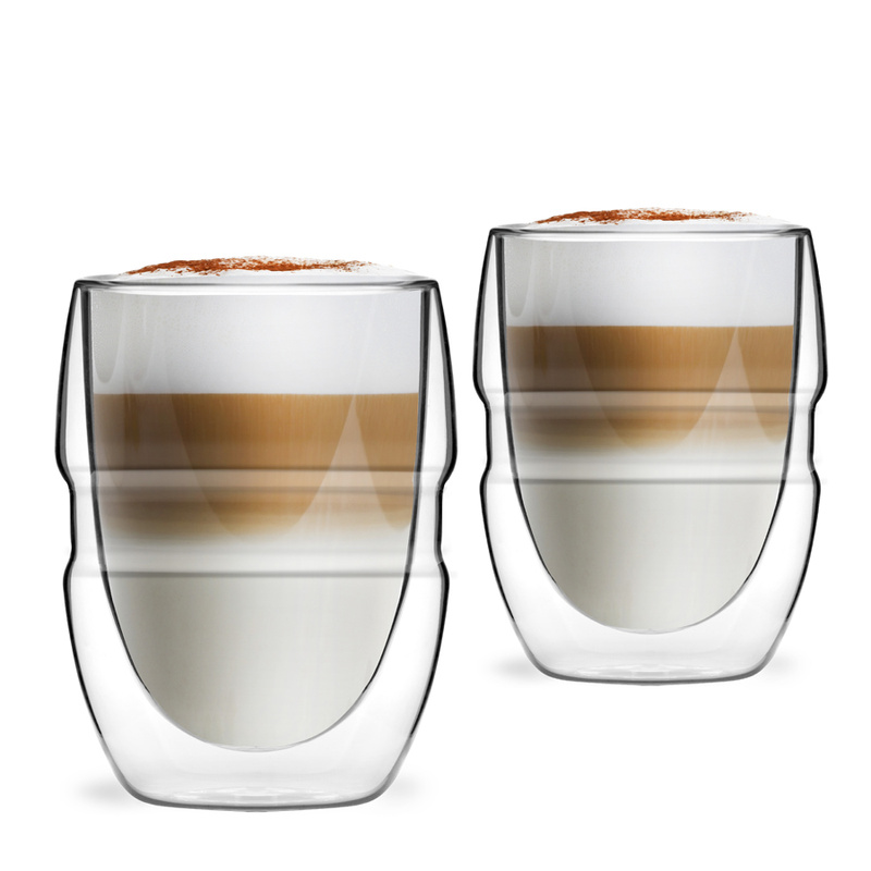 Vialli Design - Komplet 2 szklanek z podwójną ścianką 300ml Sferico