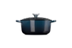 Le Creuset brytfanna żeliwna emaliowana Signature okrągła 20 cm  2,4l nuit