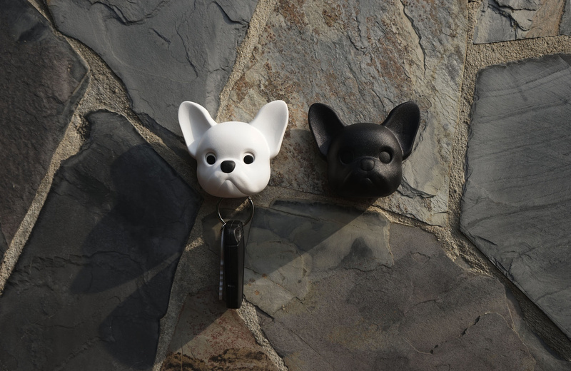 Qualy - Wieszak na klucze Frenchy biały