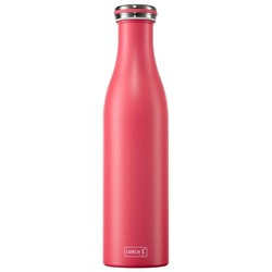 Lurch - butelka termiczna, stalowa, 0,75 l, różowa