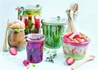 WECK - Słoik Mini-Sturz 50 ml z pokrywką, uszczelką i 2 zapinkami - 12 szt