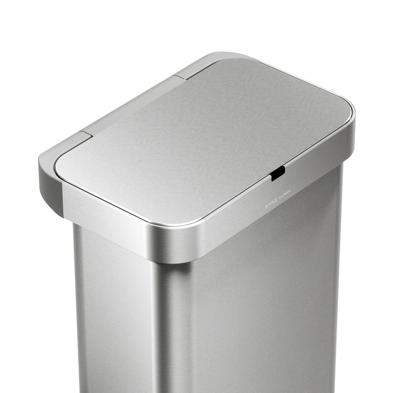 Simplehuman - Kosz na śmieci z czujnikiem ruchu SENSOR sterowany głosem 58l (poprzedni kod ST2031)