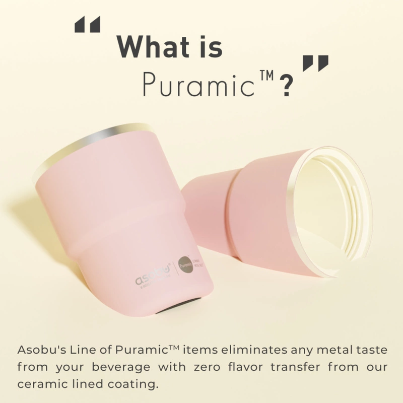 Asobu - Kubek termiczny THE MINI PICK UP PINK, 355ml