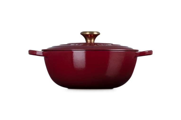 Le Creuset - La Marmite garnek żeliwny rodzinny garnet bordowy 26 cm