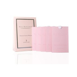 Max Benjamin - Zestaw 5 kart zapachowych French Linen Water Classic