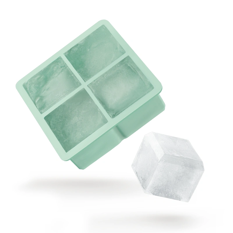 VacuVin - Forma do kostek lodu Ice Cube Maker – 4 kostki, Jade