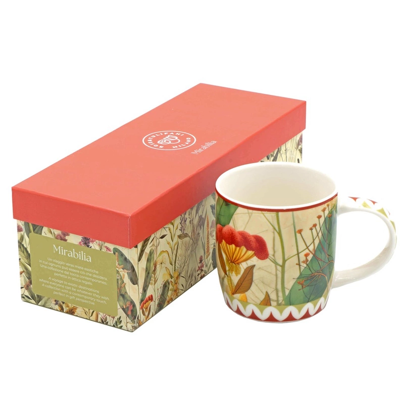 Rose&Tulipani - MIRABILIA Zestaw 2 kubków 420 ml, czerwony