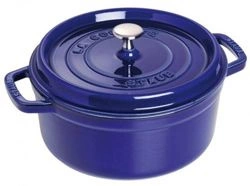 Staub - garnek brytfanna żeliwna niebieska 2,6 l 22 cm