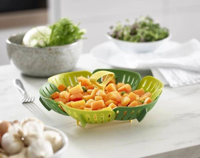 Joseph Joseph - Koszyk do gotowania na parze, zielony, Bloom