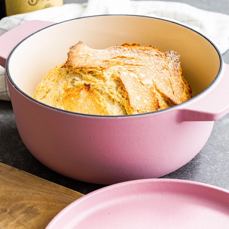 KitchenAid - garnek żeliwny 3,3L Dried Rose