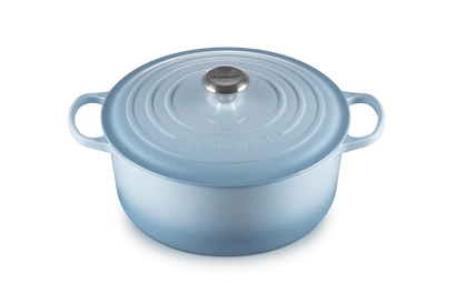 Le Creuset - garnek żeliwny emaliowany Signature 28 coastal blue