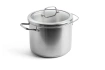 KitchenAid - Garnek stalowy 24 cm 8 l  z pokrywką