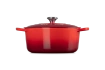 Le Creuset - garnek żeliwny emaliowany Signature 28 cm 6,7 l wiśniowa