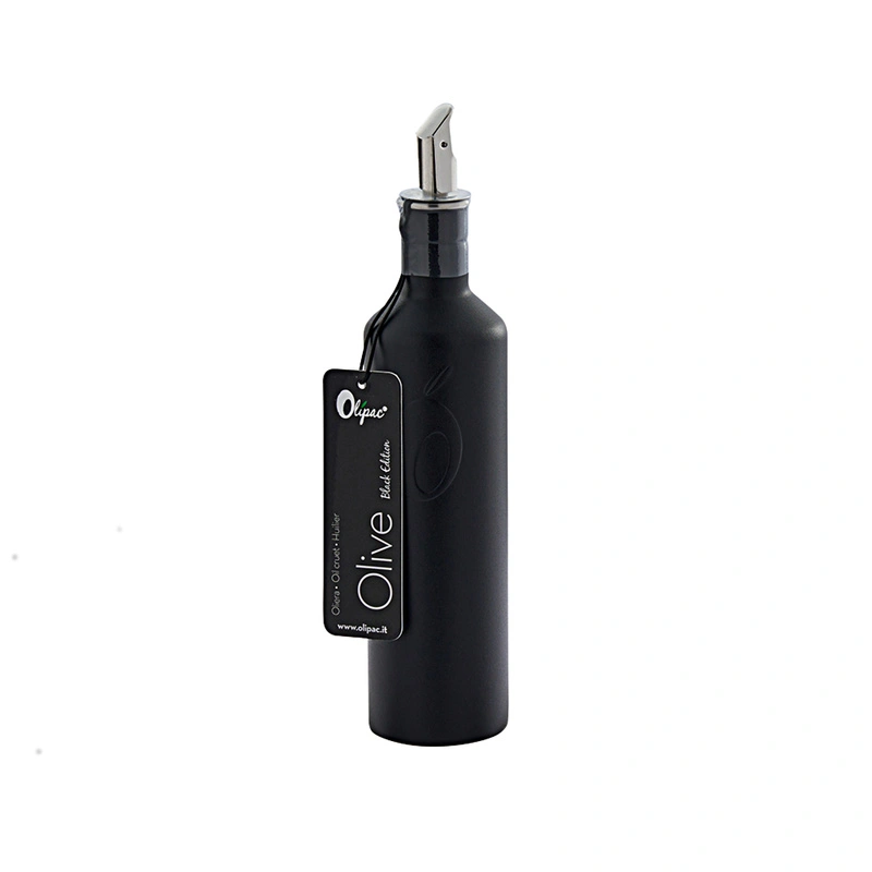 Olipac - Butelka do oliwy OLIVE 250ml czarny mat