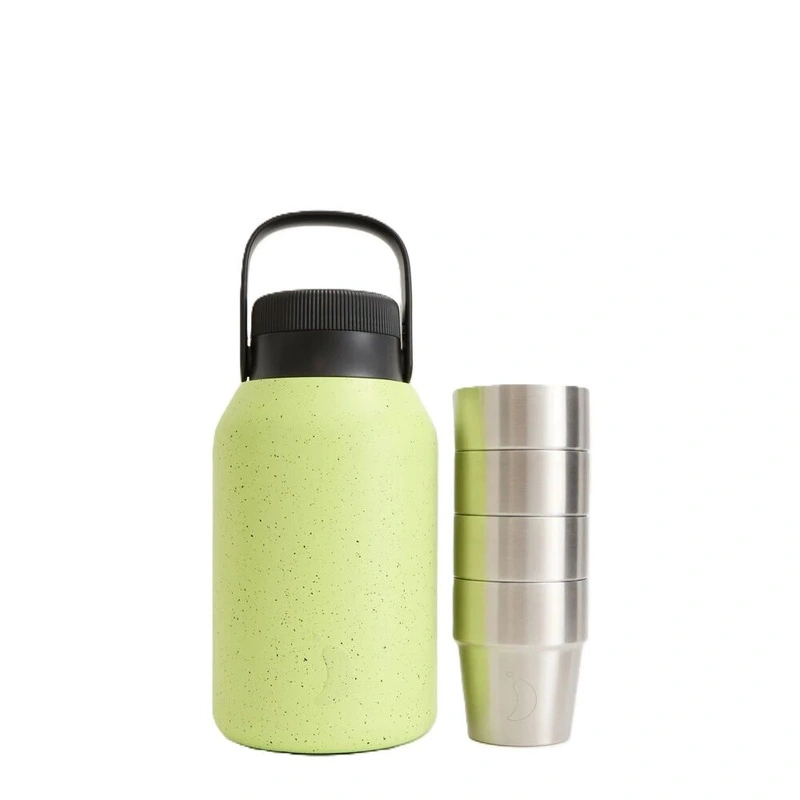 Chilly's Bottles - Kubki składane, zestaw 4 sztuk, 300 ml - stalowe